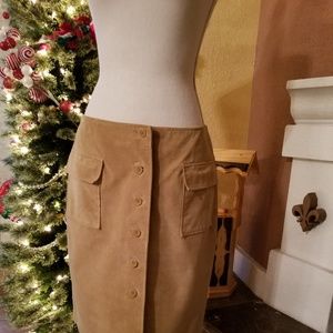 Mossimo Genuine Leather Skirt